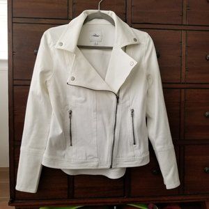 White moto style jacket by Liverpool